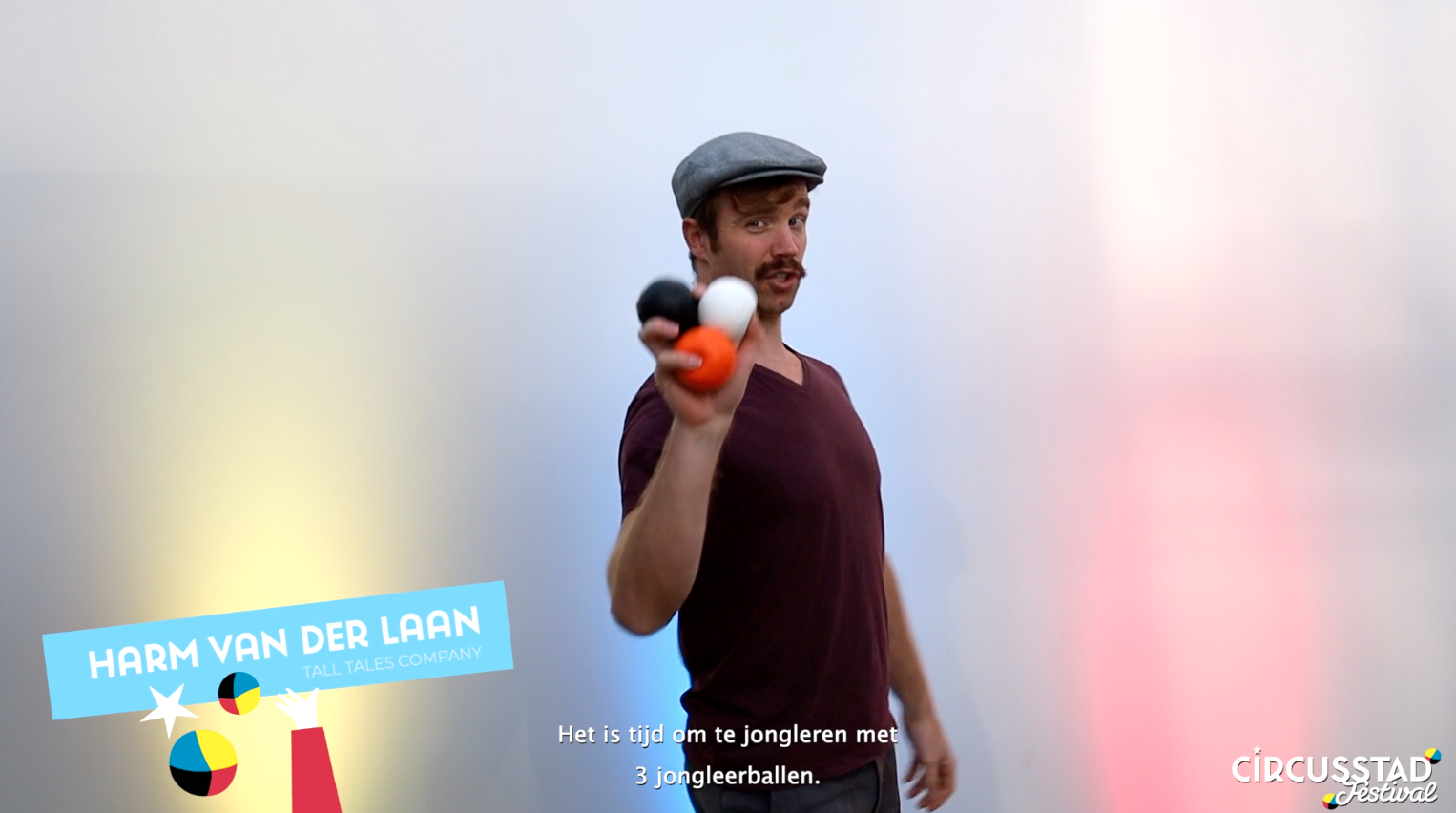 Voor in de vakantie: leer jongleren met Harm!
